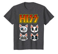Load image into Gallery viewer, HISS Cute Funny Cat Kitten Cat Rock n Roll Band T Shirt Gift
