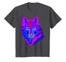 Load image into Gallery viewer, EDM Electronic Dance Music Techno Trippy Wolf Rave Shirt
