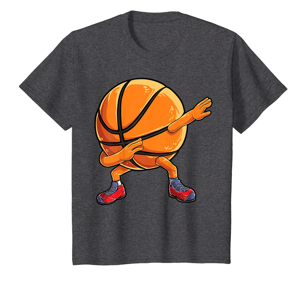 Dabbing Basketball Ball T shirt Kids Boys Dab Dance Gifts