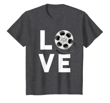 Load image into Gallery viewer, I Love Movies T-Shirt Gifts for Film Lovers, Students &amp; Fans
