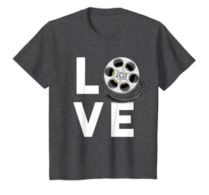 I Love Movies T-Shirt Gifts for Film Lovers, Students & Fans