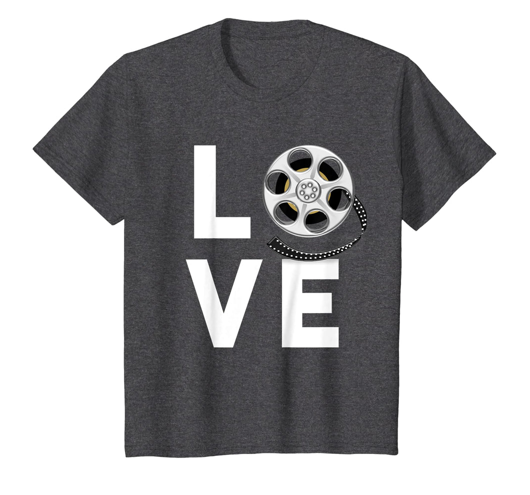 I Love Movies T-Shirt Gifts for Film Lovers, Students & Fans