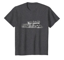 Load image into Gallery viewer, Steam Engine Train Lovers T shirt Retro Locomotive Gift Tee
