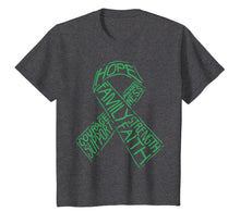 Load image into Gallery viewer, Mental Health Awareness Illness Green Ribbon Words Support T-Shirt
