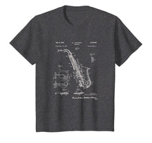 Load image into Gallery viewer, Saxophone Patent Graphic T-Shirt
