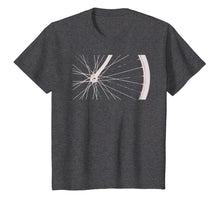 Load image into Gallery viewer, Bike Wheel Close Up of Radial Spokes T-shirt
