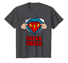 Load image into Gallery viewer, Super uncle Superhero Shirt - Great gift from niece and neph
