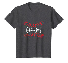 Load image into Gallery viewer, Funny Baseball 6432 Double Play T-Shirt I Gift 6+4+3=2 Math
