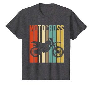 Cool Vintage Motocross Dirt Bike Silhouette T-Shirt