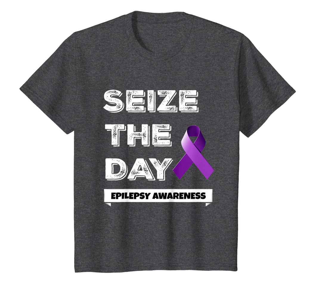 Epilepsy Awareness T Shirt, Seize The Day, November, Purple