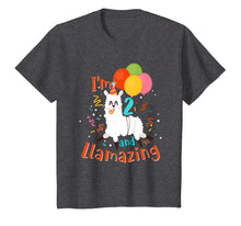Load image into Gallery viewer, Amazing 2nd Birthday Llama Shirt I'm 2 and Llamazing Shirt
