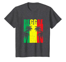 Load image into Gallery viewer, Reggae Flag Jamaican Vacation T-Shirt Gift with Palm Trees
