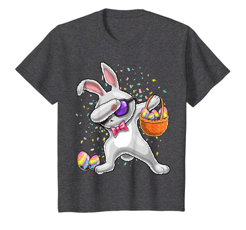 Dabbing Easter Bunny Shirt Kids Easter Egg Basket Gift Kids