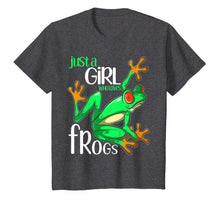 Load image into Gallery viewer, Just a Girl Who Loves Frogs Gift T Shirt for Women and Girls
