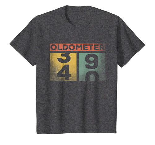 Oldometer 40 Birthday Retro Funny Gift 40th Birthday T-Shirt