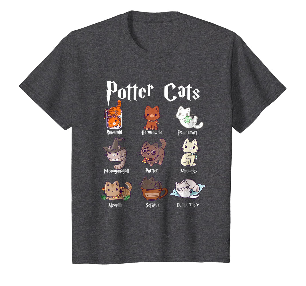Potter Cats Cute Harry Pawter Kitten T-Shirt