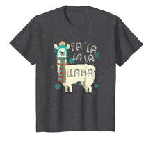 Load image into Gallery viewer, Fa La La La Llama T-Shirt - Cute Llama Christmas Shirt

