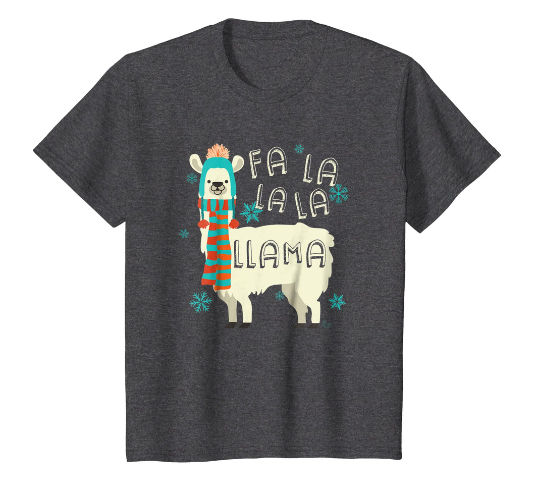 Fa La La La Llama T-Shirt - Cute Llama Christmas Shirt