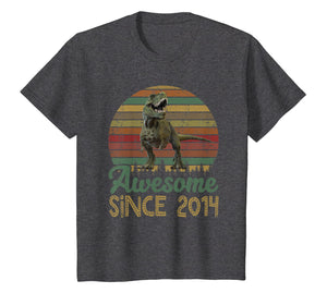 5th Birthday Gift Shirt Dinosaur 5 Year Old Tshirt