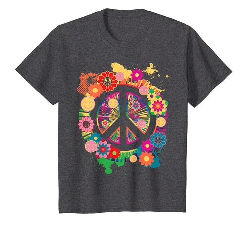 Peace Sign T-Shirt - Colorful Peace Tshirt - 70's Tee Shirt
