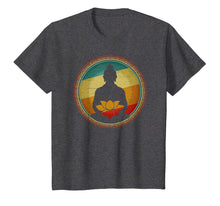 Load image into Gallery viewer, Buddha Lotus Flower Meditation Vintage T-shirt
