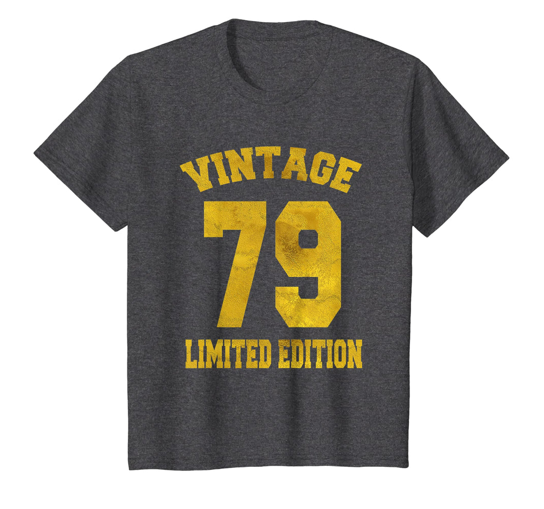 Vintage 1979 Limited Edition T-Shirt Birthday Gift Tee