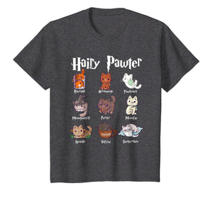 Hairy Pawter Cute Potter Cats T-Shirt For Women