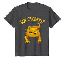 Load image into Gallery viewer, Got Crickets T Shirt Funny Bearded Dragon Tshirt Herpetology
