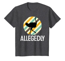 Load image into Gallery viewer, Allegedly Ostrich T Shirt Retro Bird Lover Gift Flightless
