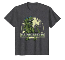 Load image into Gallery viewer, Papasaurus T-shirt, Fathers Day Gifts, Gifts for daddy
