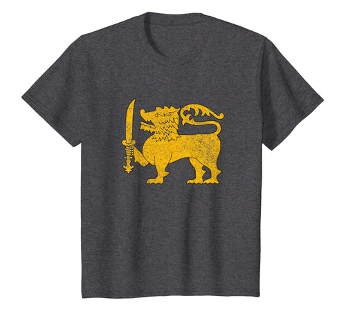Sri Lanka National flag distressed tshirt for men women kids