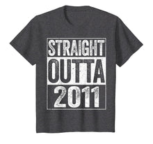 Load image into Gallery viewer, Straight Outta 2011 T-Shirt 8th Birthday Gift Shirt

