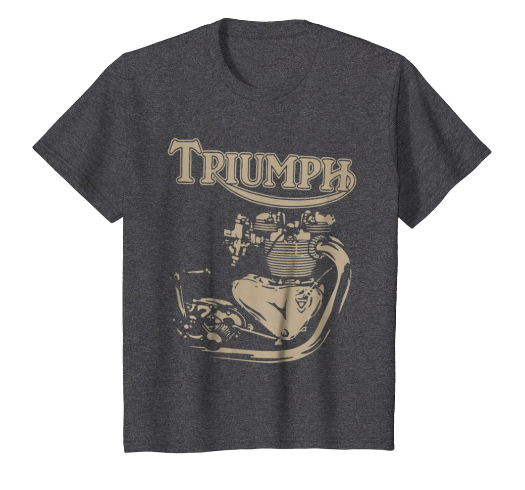 New Triumph Engine Motorcycle Cycling Tshirt