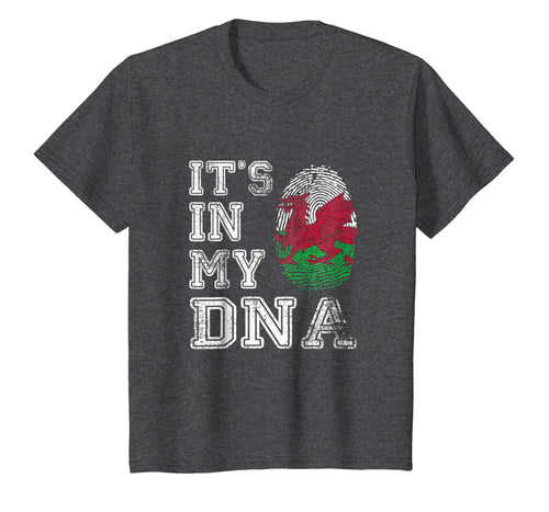 It'S In My DNA Wales Flag T Shirt Welsh Gift