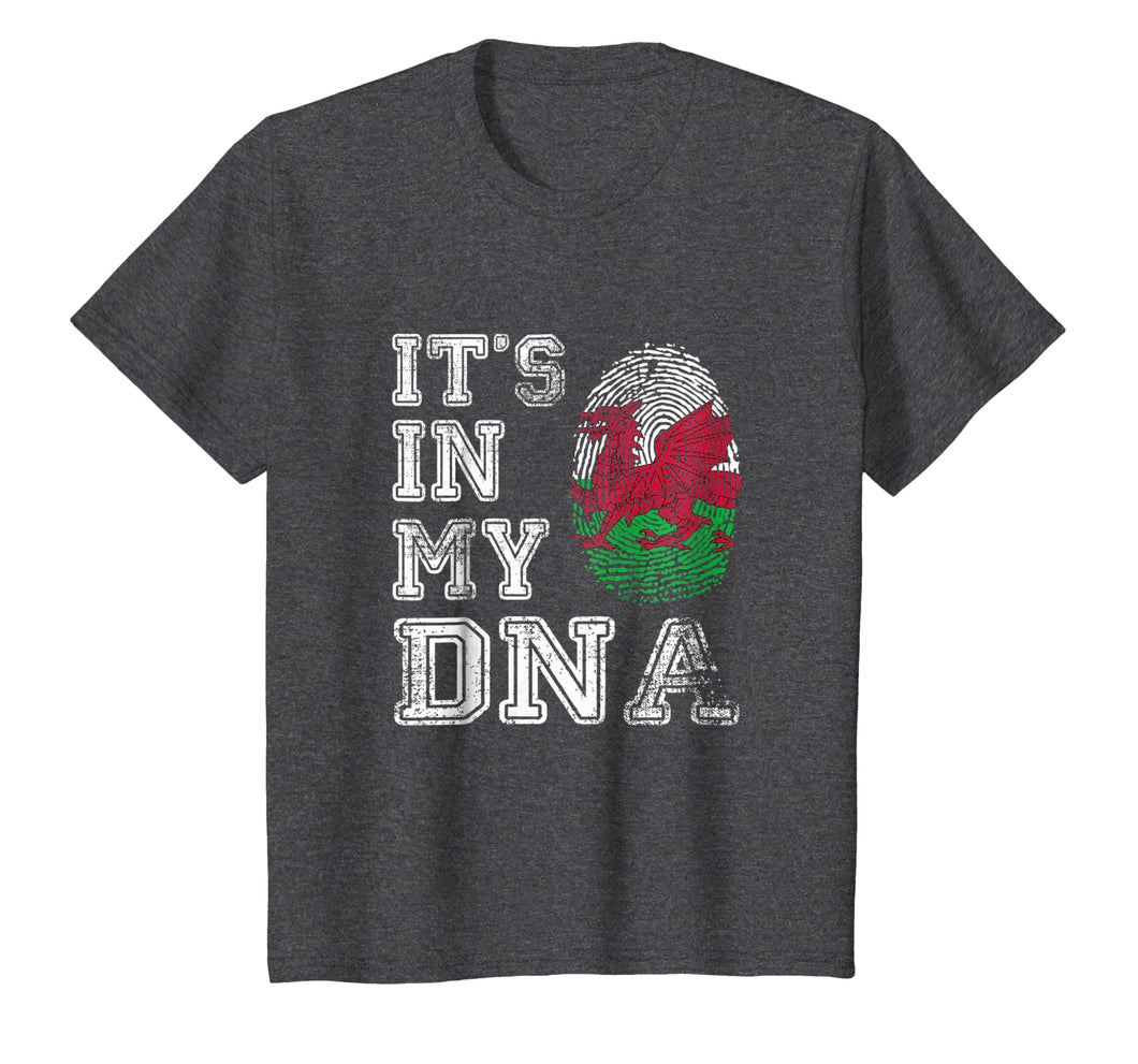 It'S In My DNA Wales Flag T Shirt Welsh Gift