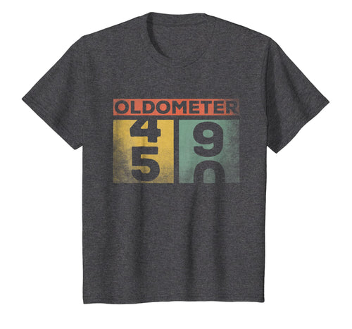 Oldometer 50 Birthday Retro Funny Gift 50th Birthday T-Shirt