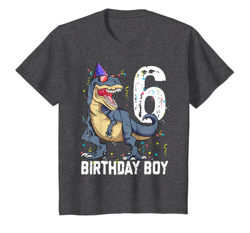 Kids It's My 6th Birthday Gift Dinosaur 6 year old Tshirt for boy