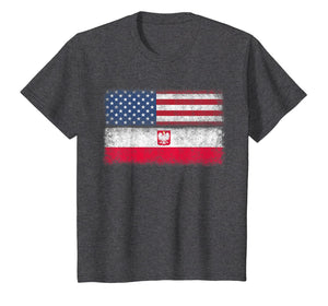Polish Roots American Grown Poland Usa Flag Polska America