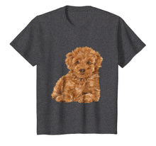 Load image into Gallery viewer, Poodle Dog T-Shirt Watercolor Style
