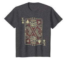 Load image into Gallery viewer, Skull Motorcycle Shirt Biker King of Spades Card Game Poker
