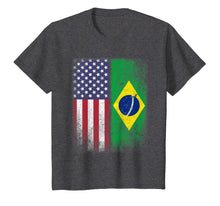 Load image into Gallery viewer, Brazil Usa Flag Brazilian American Gift Bandeira do Brasil L
