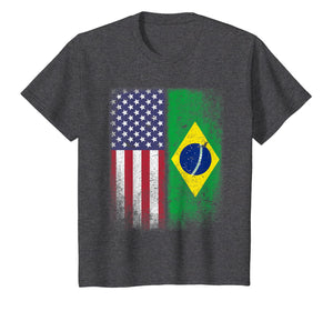 Brazil Usa Flag Brazilian American Gift Bandeira do Brasil L