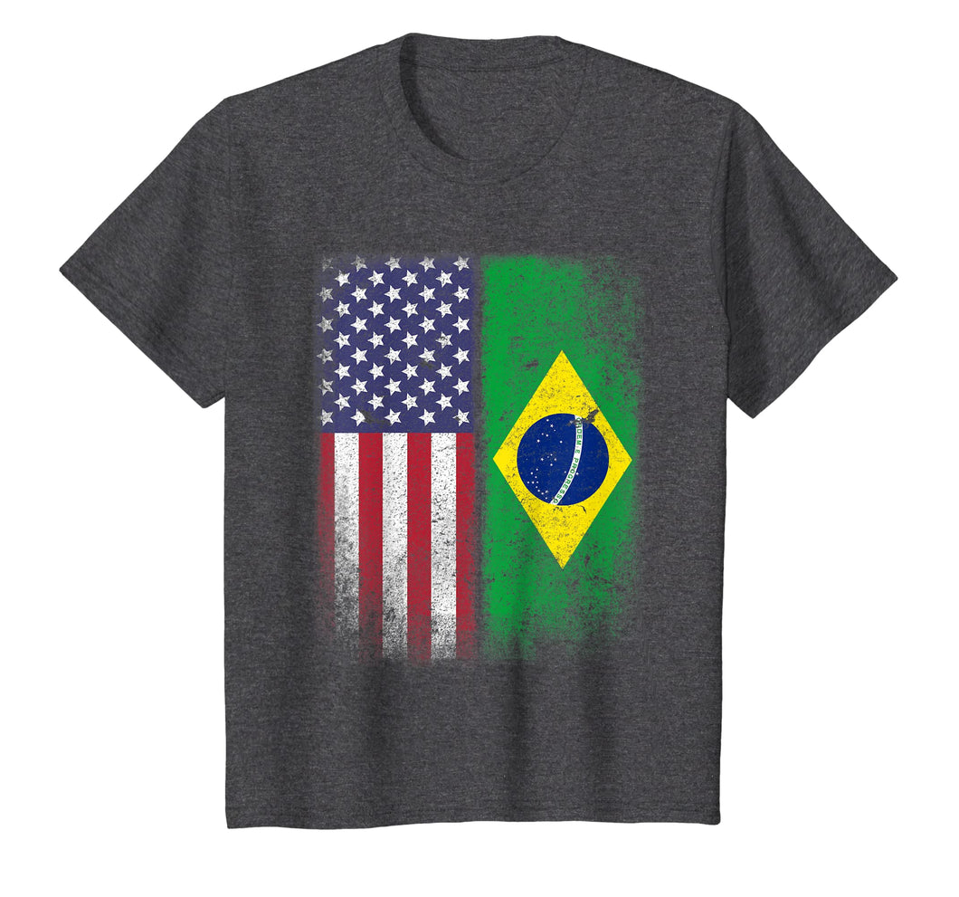 Brazil Usa Flag Brazilian American Gift Bandeira do Brasil L