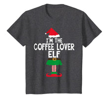 Load image into Gallery viewer, I'm The Coffee Lover Elf Family Matching Christmas Tshirt T-Shirt
