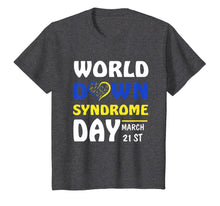 Load image into Gallery viewer, World Down Syndrome Awareness T-Shirt March 21 Yellow Blue T-Shirt-288505
