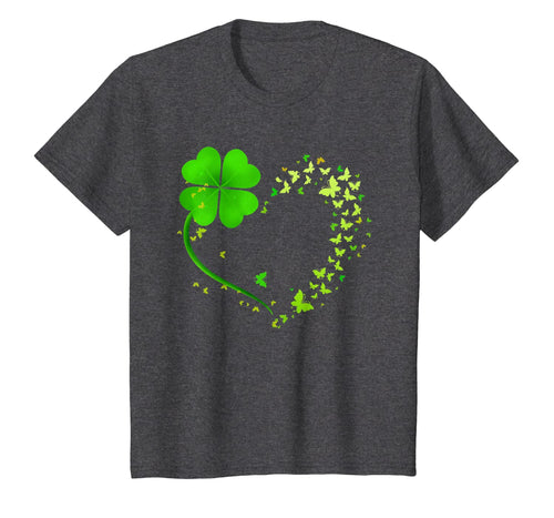 Heart Shamrock Butterfly Happy St Patrick's Day Gifts T-Shirt-517295
