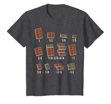 Load image into Gallery viewer, Chocolate Quick Maths Fractions Math Teacher T-Shirt-1140460
