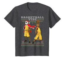 Load image into Gallery viewer, Basketball African American Santa Reindeer Ugly Christmas T-Shirt
