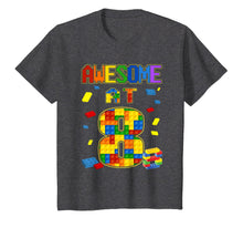 Load image into Gallery viewer, Birthday Shirt For Kids 8 Building Blocks Bricks Theme Party T-Shirt-435429
