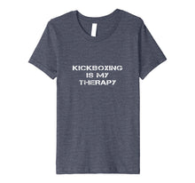Load image into Gallery viewer, Kickboxing Is My Therapy Funny Kickboxer Man Woman TShirt
